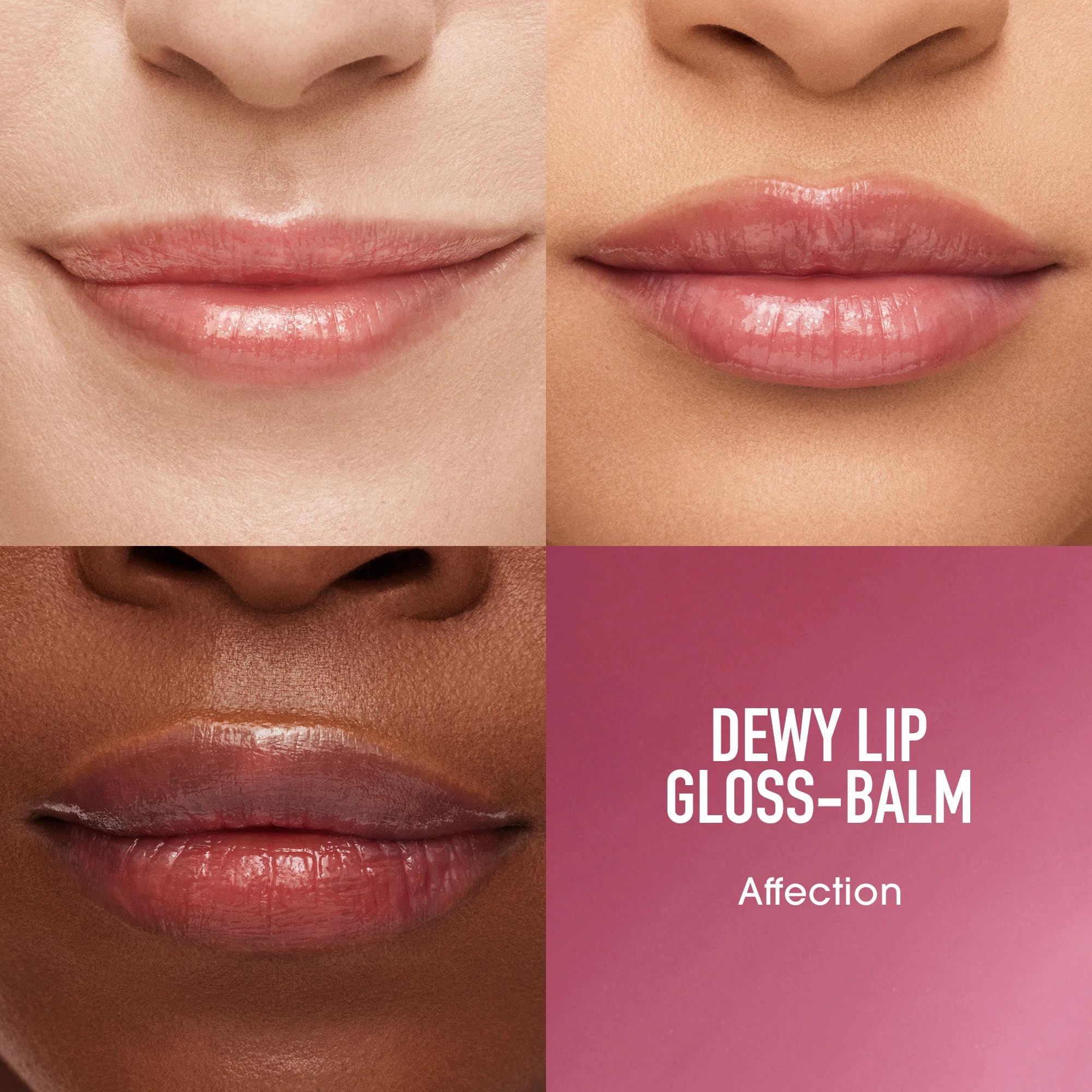 bareMinerals Affection texture close-up highlighting glossy, non-sticky finish and hydration