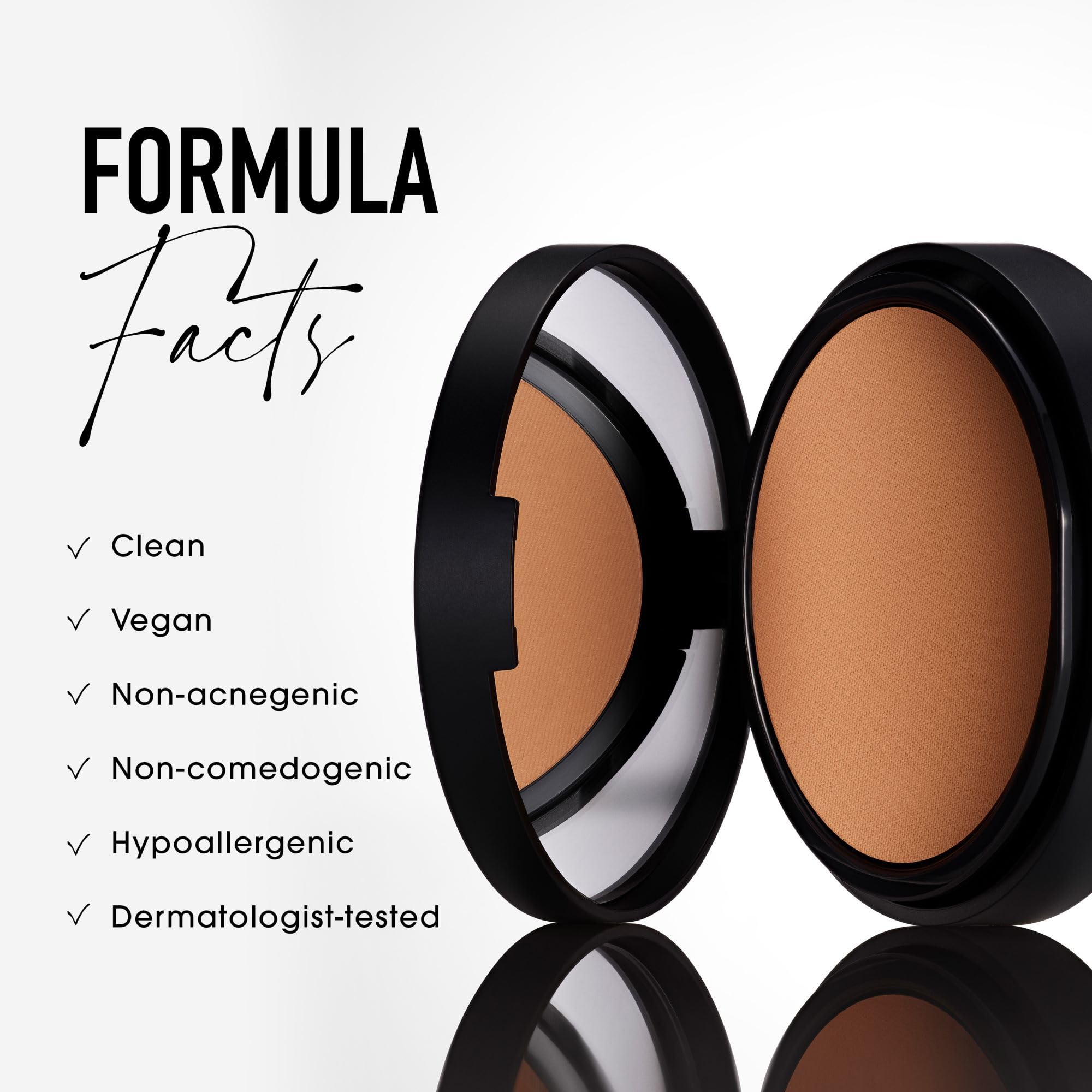 bareMinerals applying with damp sponge for creamy full coverage benefit