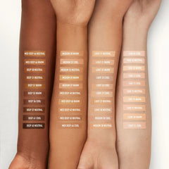 bareMinerals application with Luxe brush showing easy blending and buildable finish