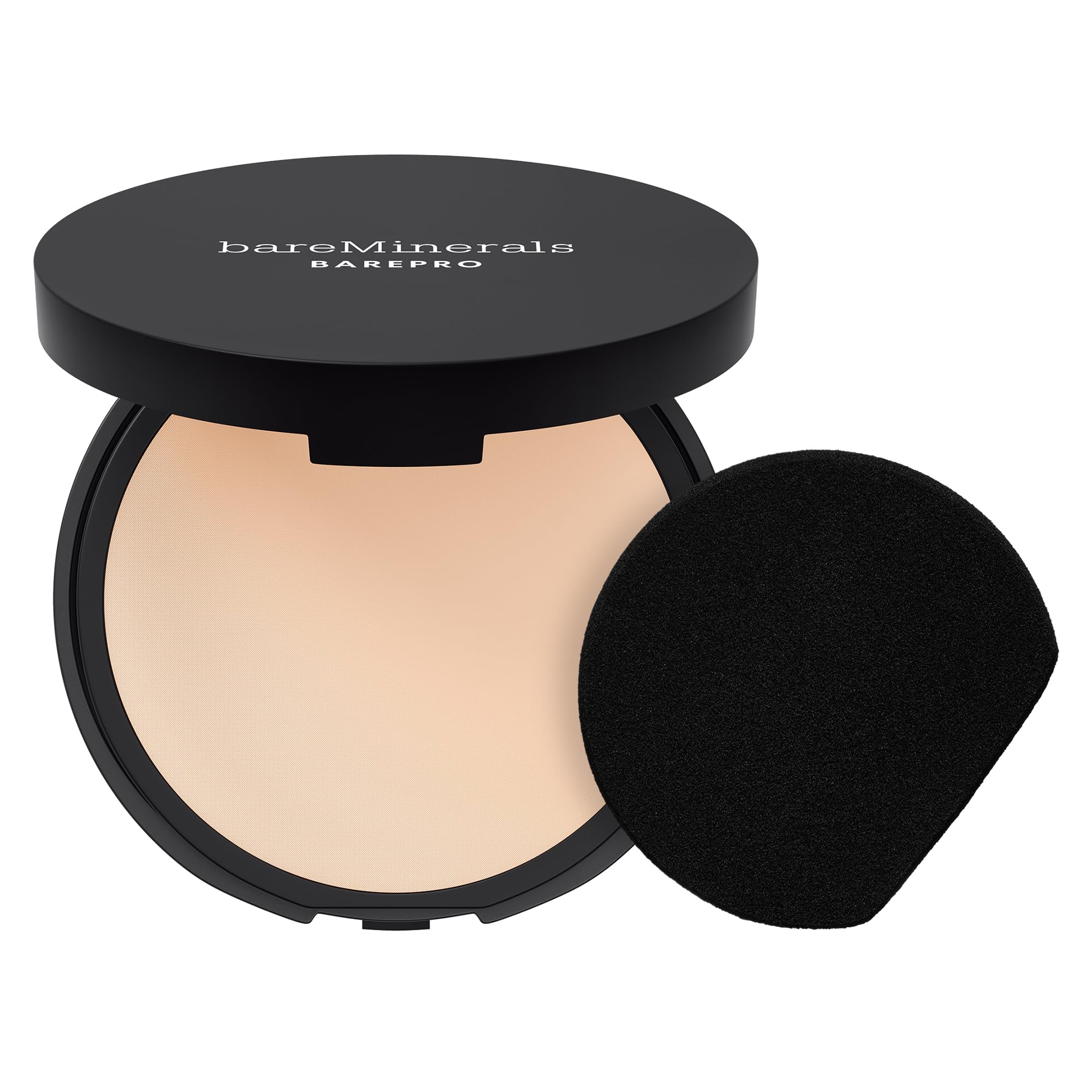 bareMinerals compact front view showing clean packaging and portability