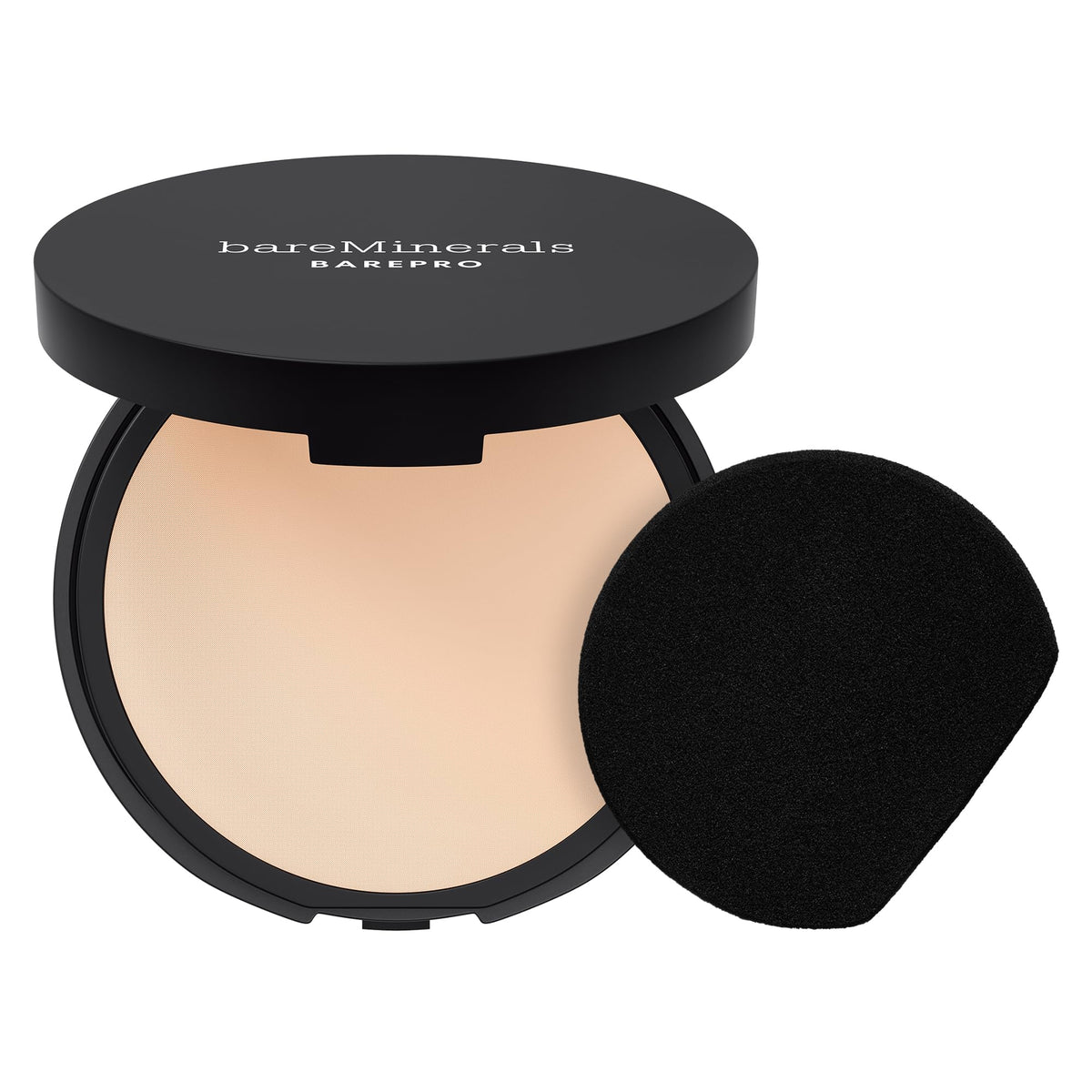 bareMinerals compact front view showing clean packaging and portability