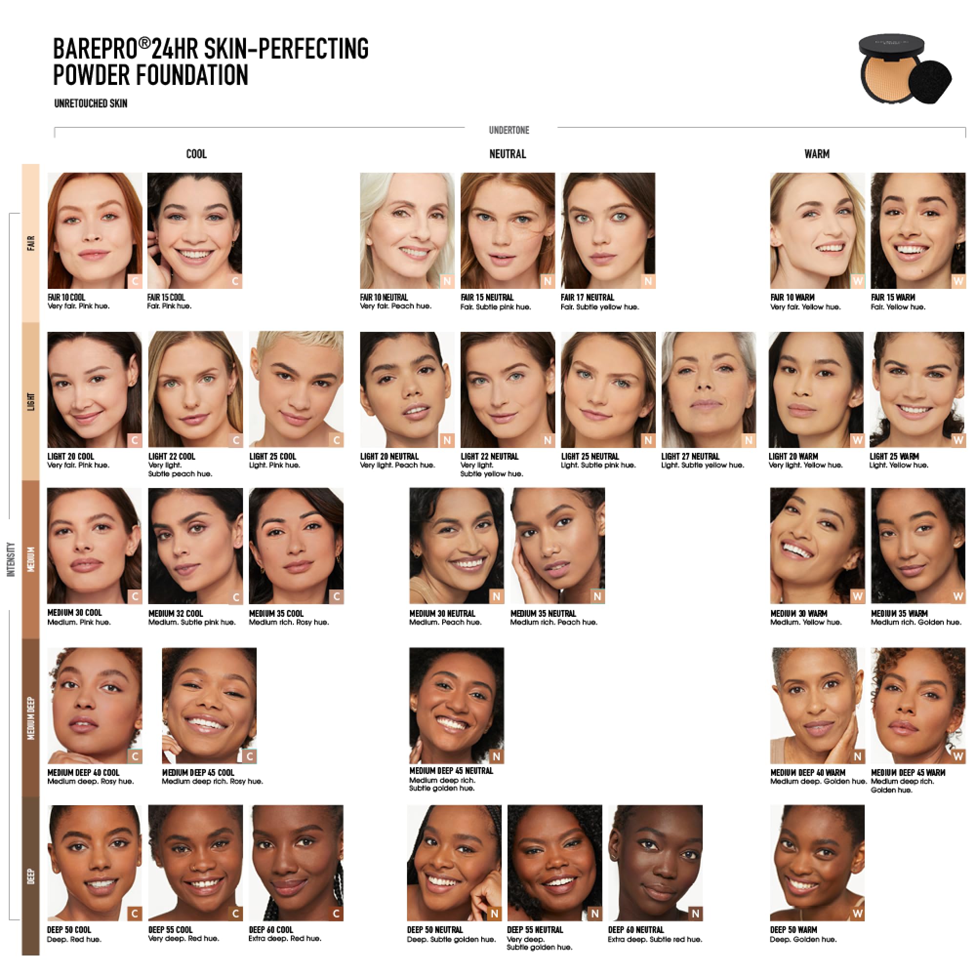 bareMinerals compact beside coin showing compact size and portability benefit