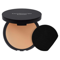 bareMinerals compact front view showing sleek packaging and easy portability