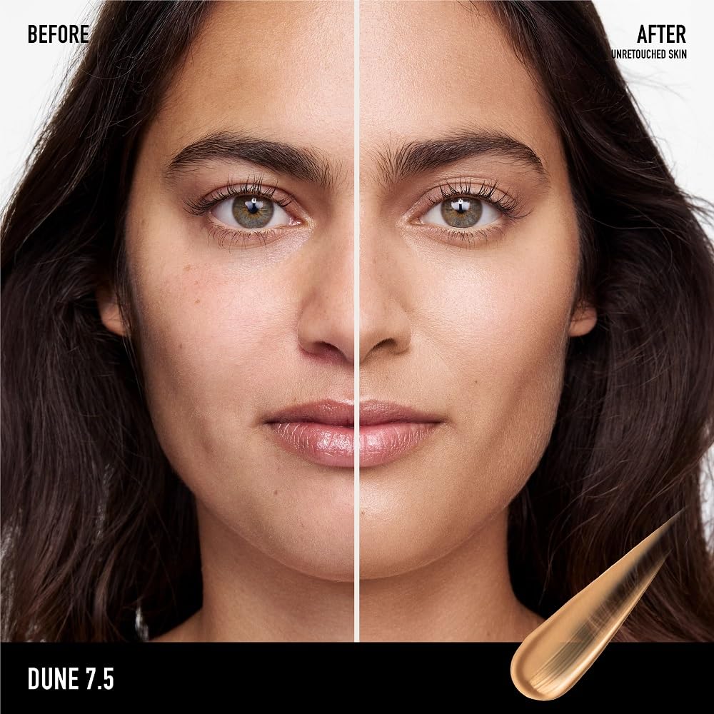 bareMinerals swatch on arm demonstrating Dune 7.5 natural coverage