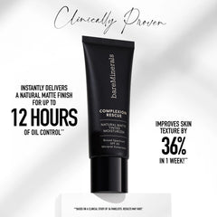 bareMinerals tinted moisturizer swirled on skin showing even coverage benefit