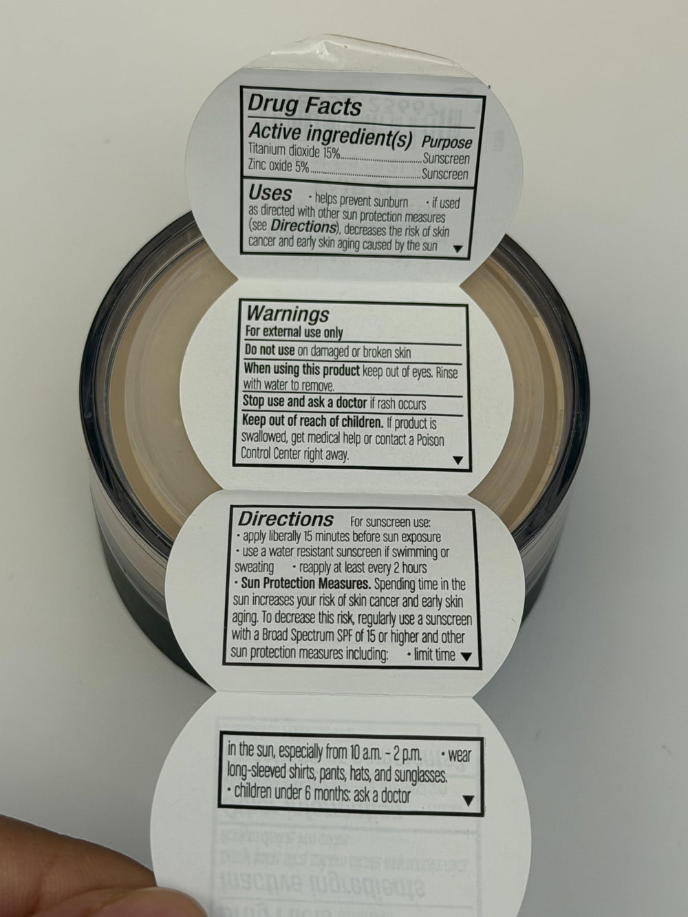 bareMinerals product on vanity showing everyday routine convenience