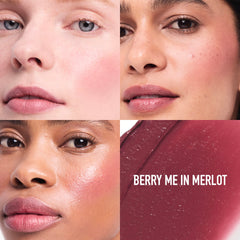 bareMinerals cream stick texture close-up showing dewy, blendable finish