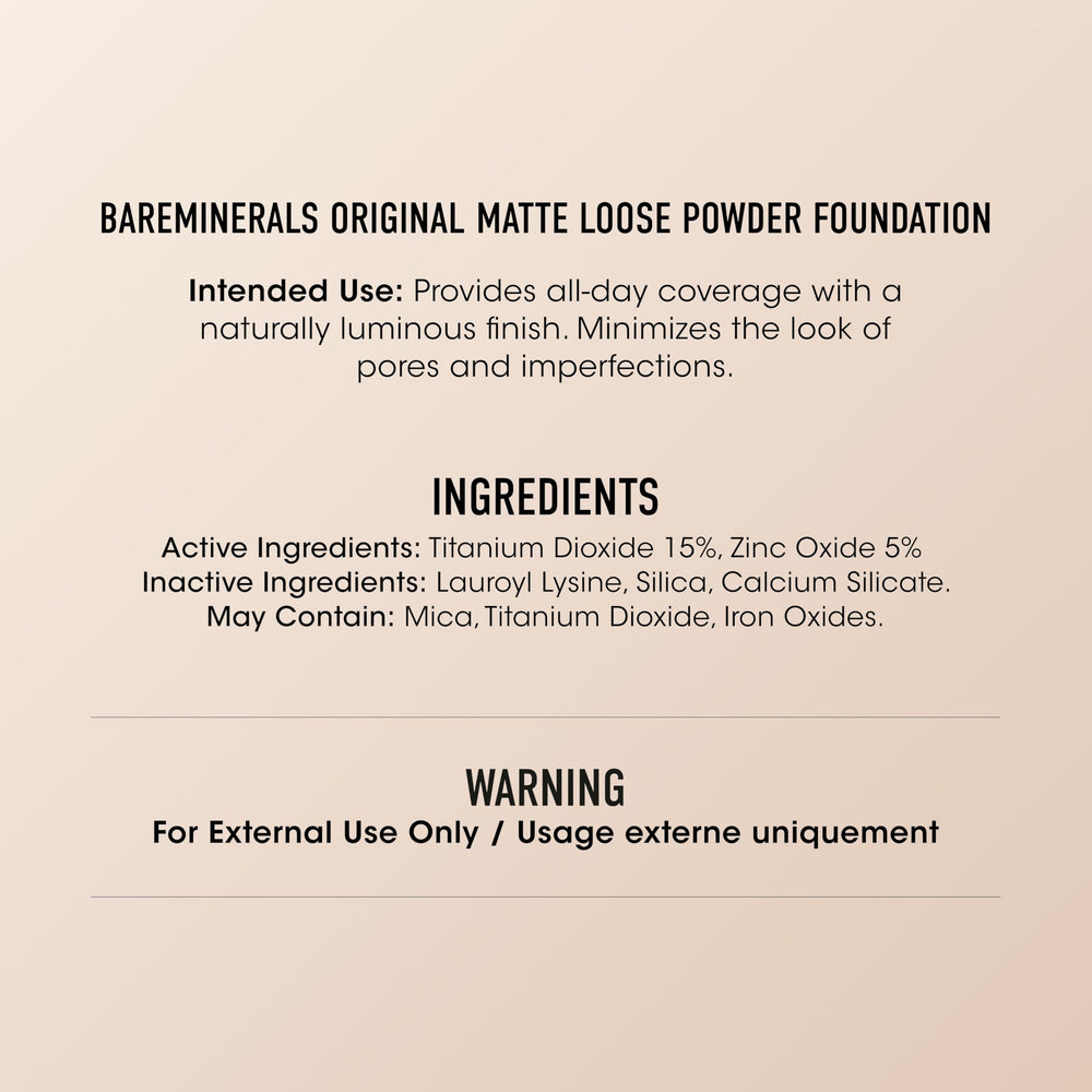 bareMinerals jar in hand for scale showing compact size and travel-friendly benefit
