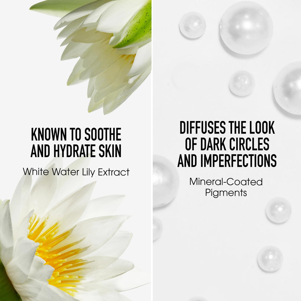 bareMinerals label with ingredients and certifications highlighting clean, skin-friendly benefits