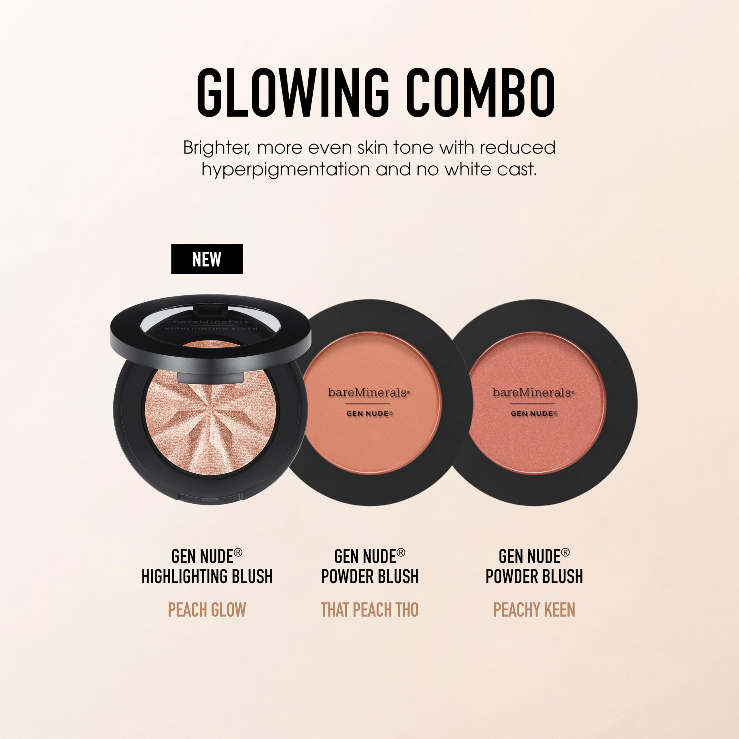 bareMinerals lifestyle bag shot showing blush in a makeup bag for everyday convenience