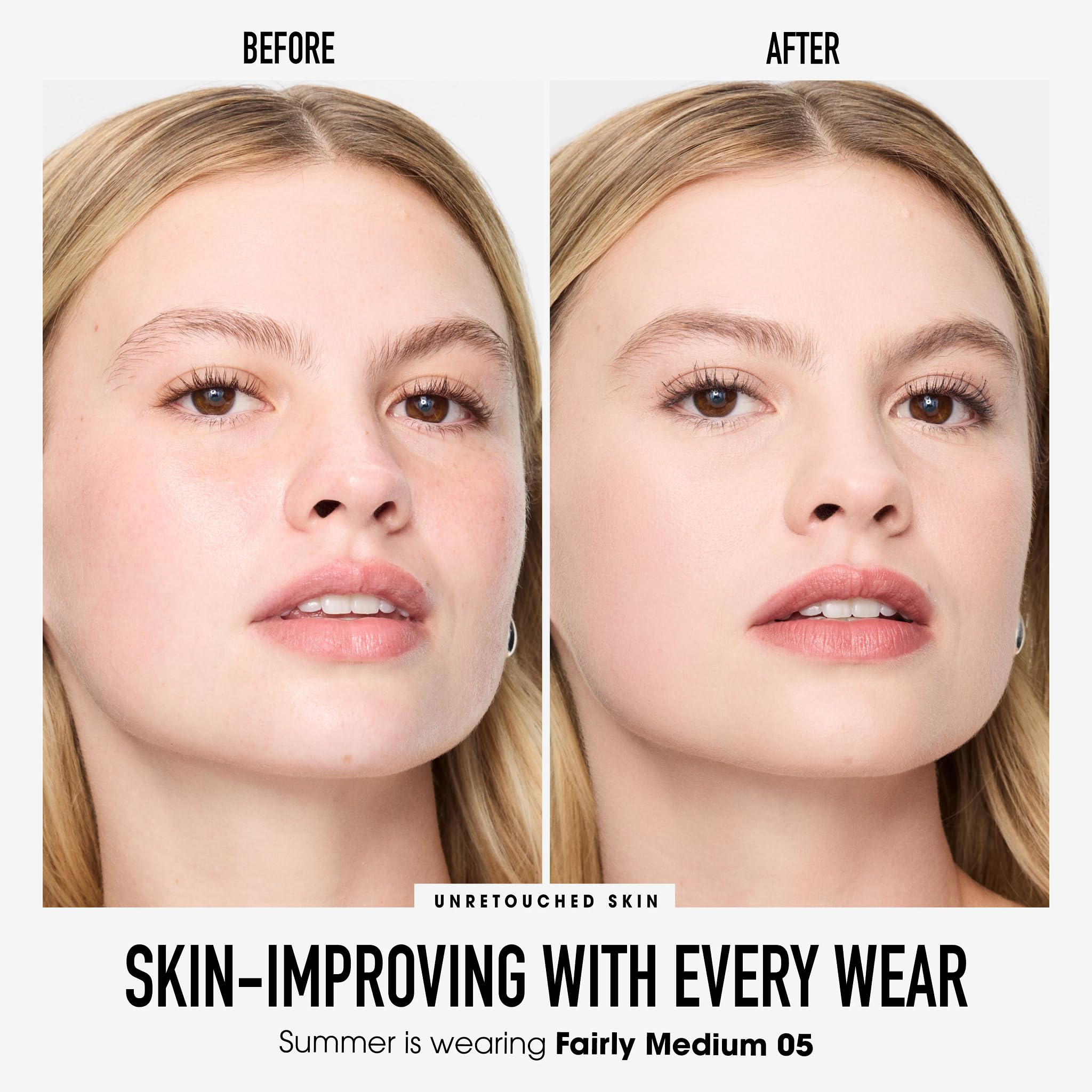 bareMinerals close-up powder texture highlighting silky, blendable finish