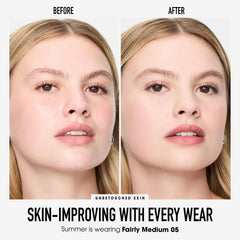 bareMinerals close-up powder texture highlighting silky, blendable finish