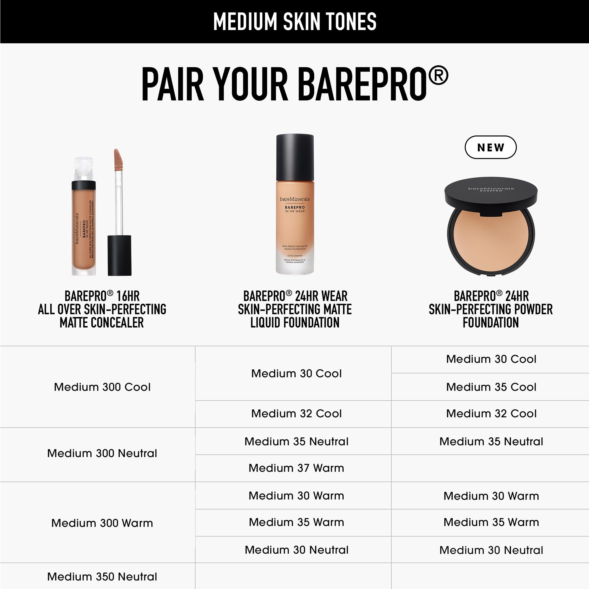 bareMinerals compact inside a makeup bag being used for midday touch-up benefit