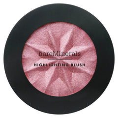 bareMinerals brush picking up product demonstrating easy blend and payoff