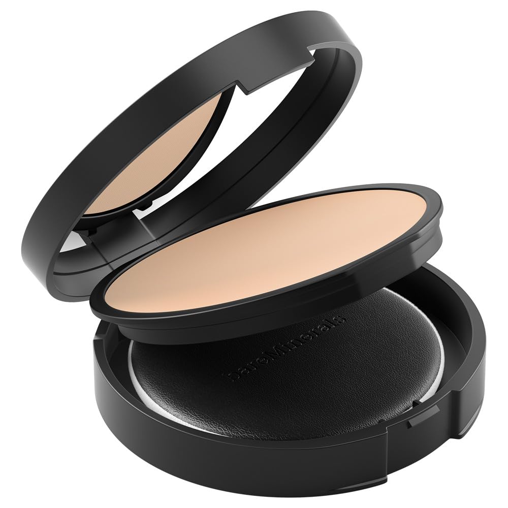 bareMinerals with Supreme Finisher Brush showing seamless all-over application