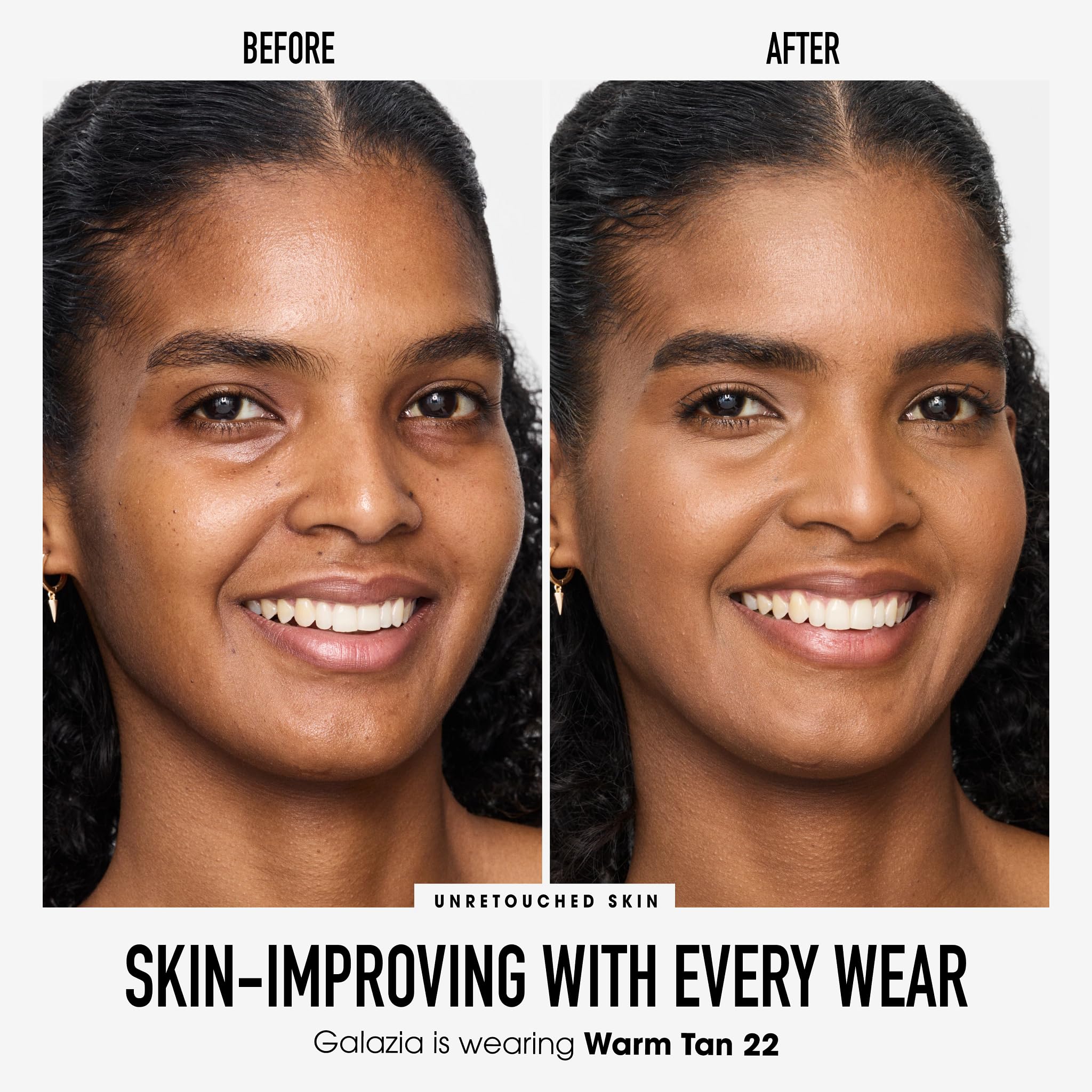 bareMinerals powder texture closeup highlighting fine mineral particles for smooth finish