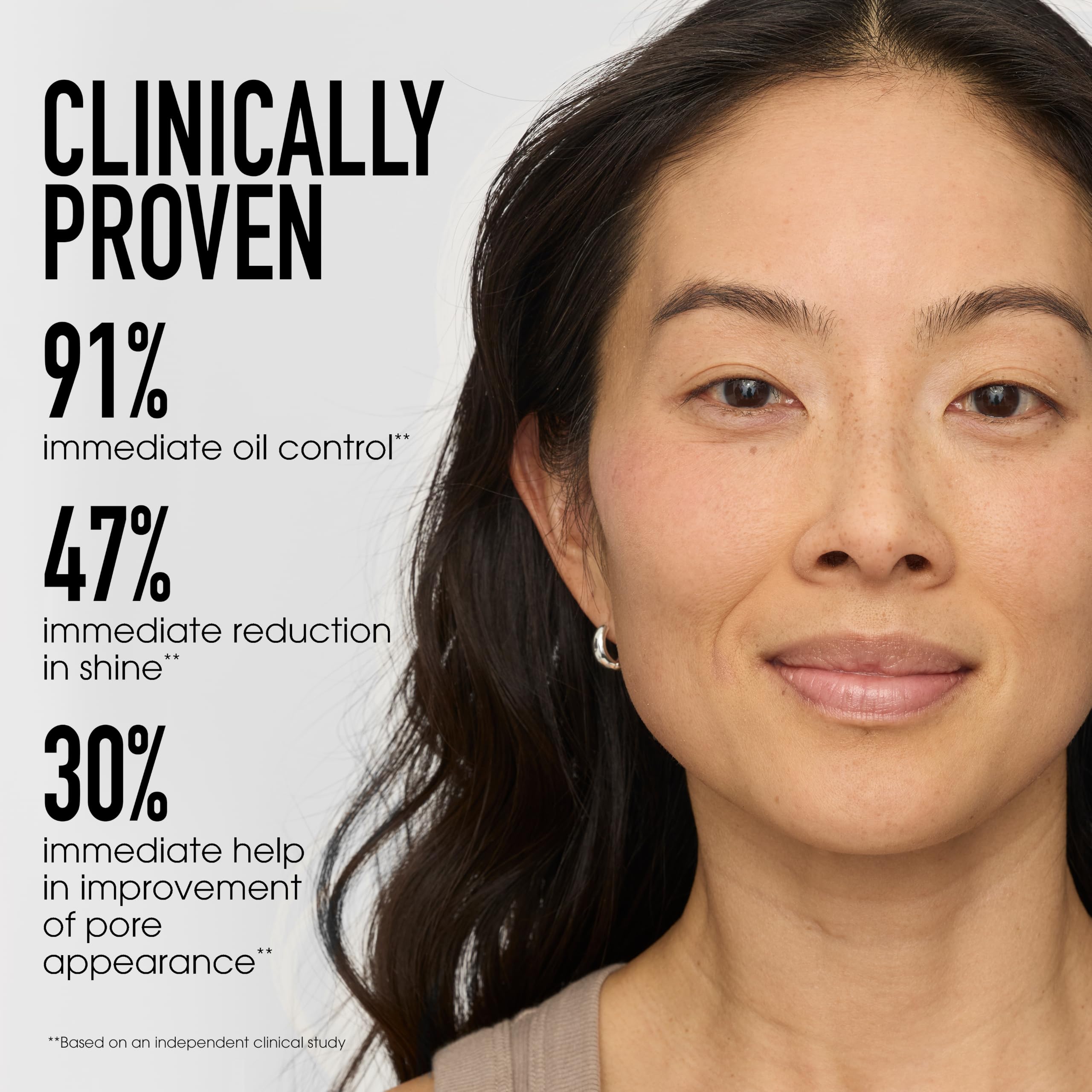 bareMinerals powder beside ingredient icons showing skin-supporting benefits