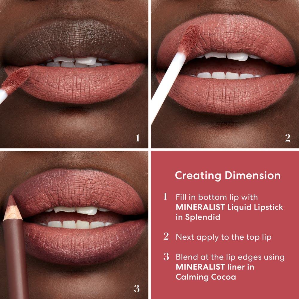 bareMinerals size comparison with 3.5ml vial to show travel-friendly compactness