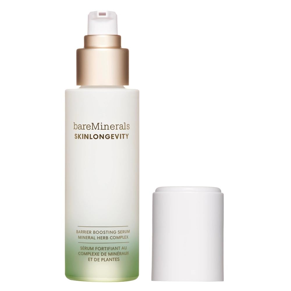 bareMinerals bottle front view showing clean packaging and travel-friendly 30ml size benefit