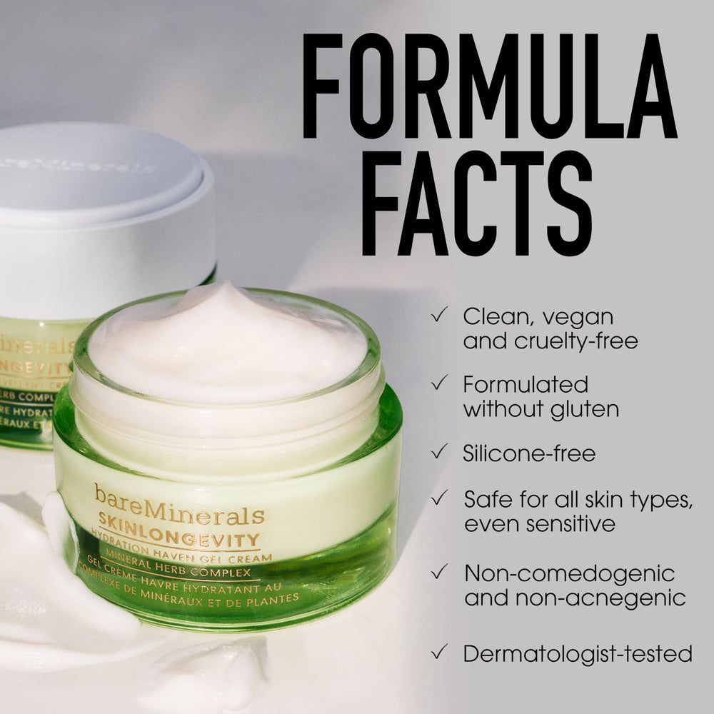 bareMinerals centella extract close-up showing soothing botanical benefit