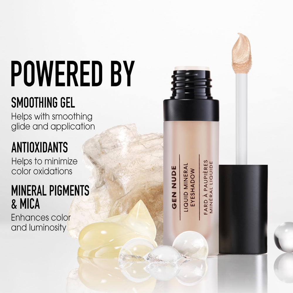 bareMinerals size comparison next to a coin highlighting travel-friendly 0.07 oz
