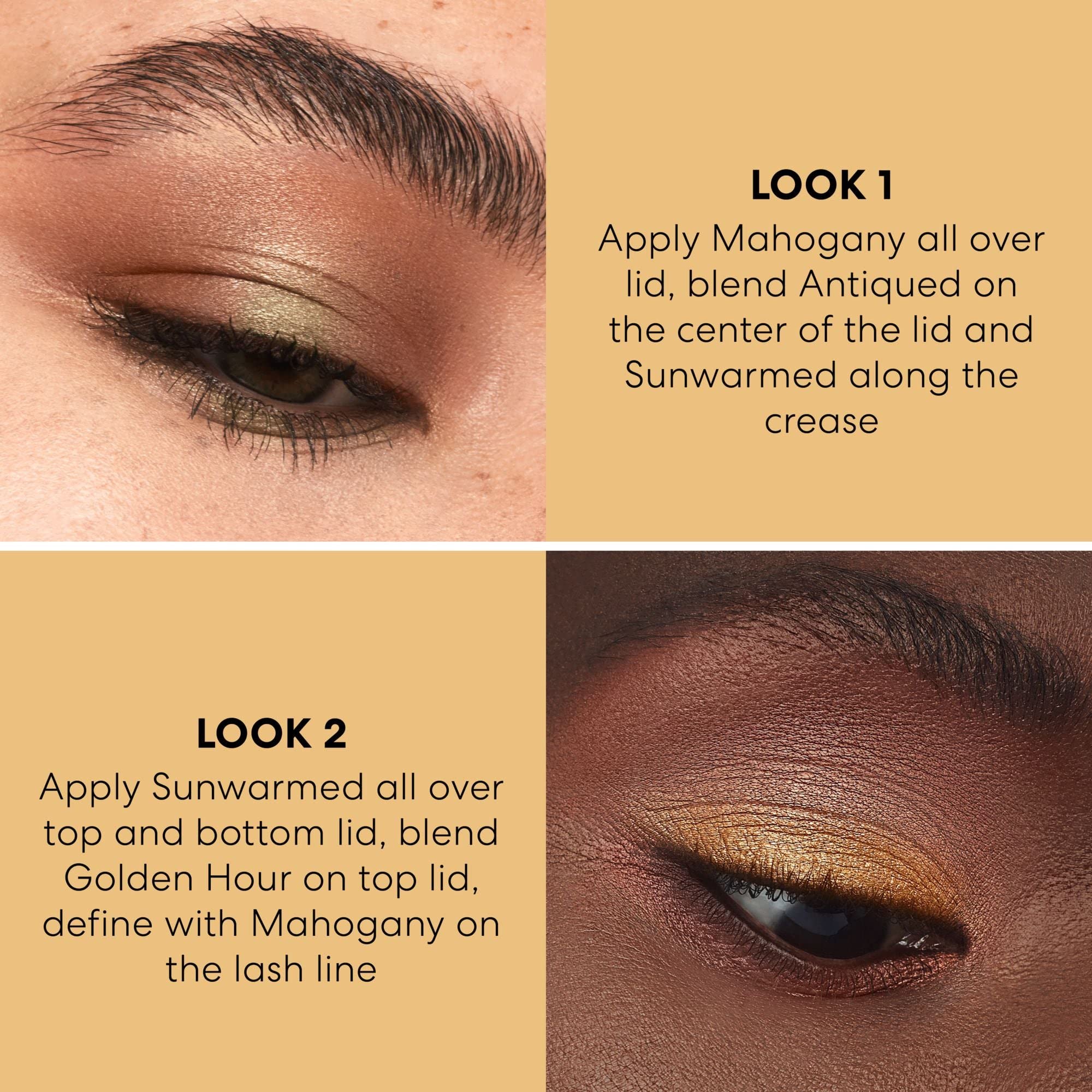 bareMinerals palette label and ingredient list highlighting natural formulations