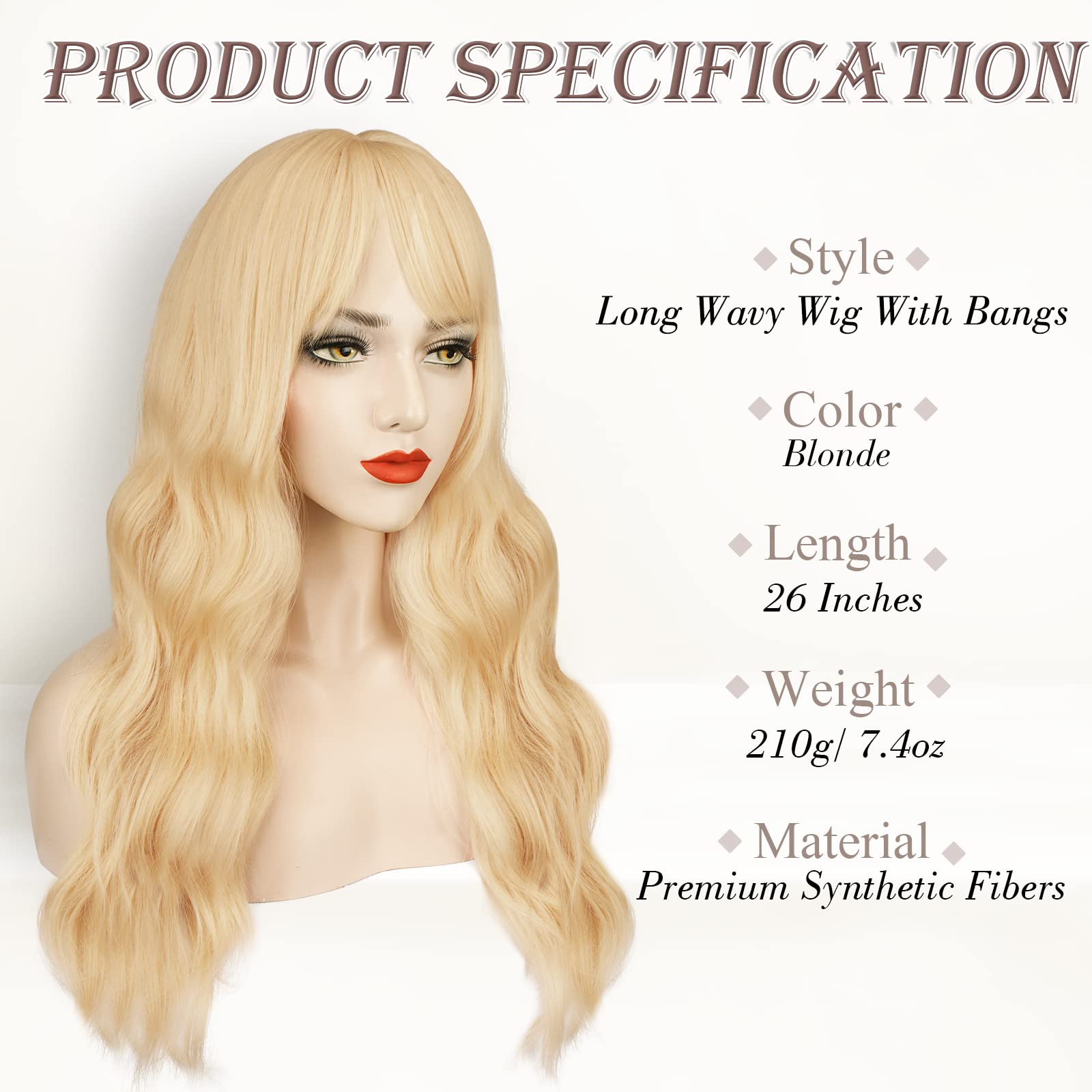 BARSDAR close-up of bangs and waves highlighting realistic texture