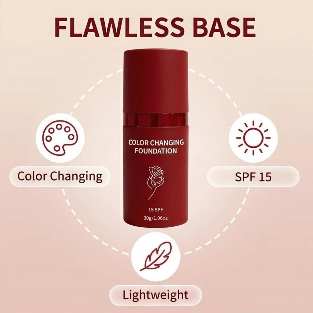 BARUBT applied on hand blending demonstration shows adaptive shade match benefit