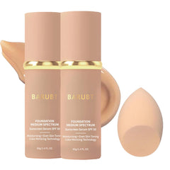 BARUBT front packaging showing SPF50 and 2-piece set benefits