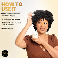 BASK & LATHER applied to wet hair demonstrating slip and easier detangling during styling