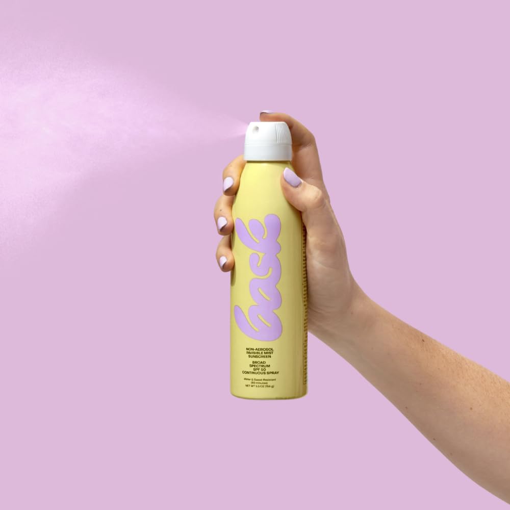 Bask bottle in beach tote showing convenient on-the-go protection