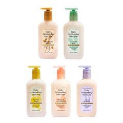 Bath & Body Works five-pack front view showing all bottles and variety benefits