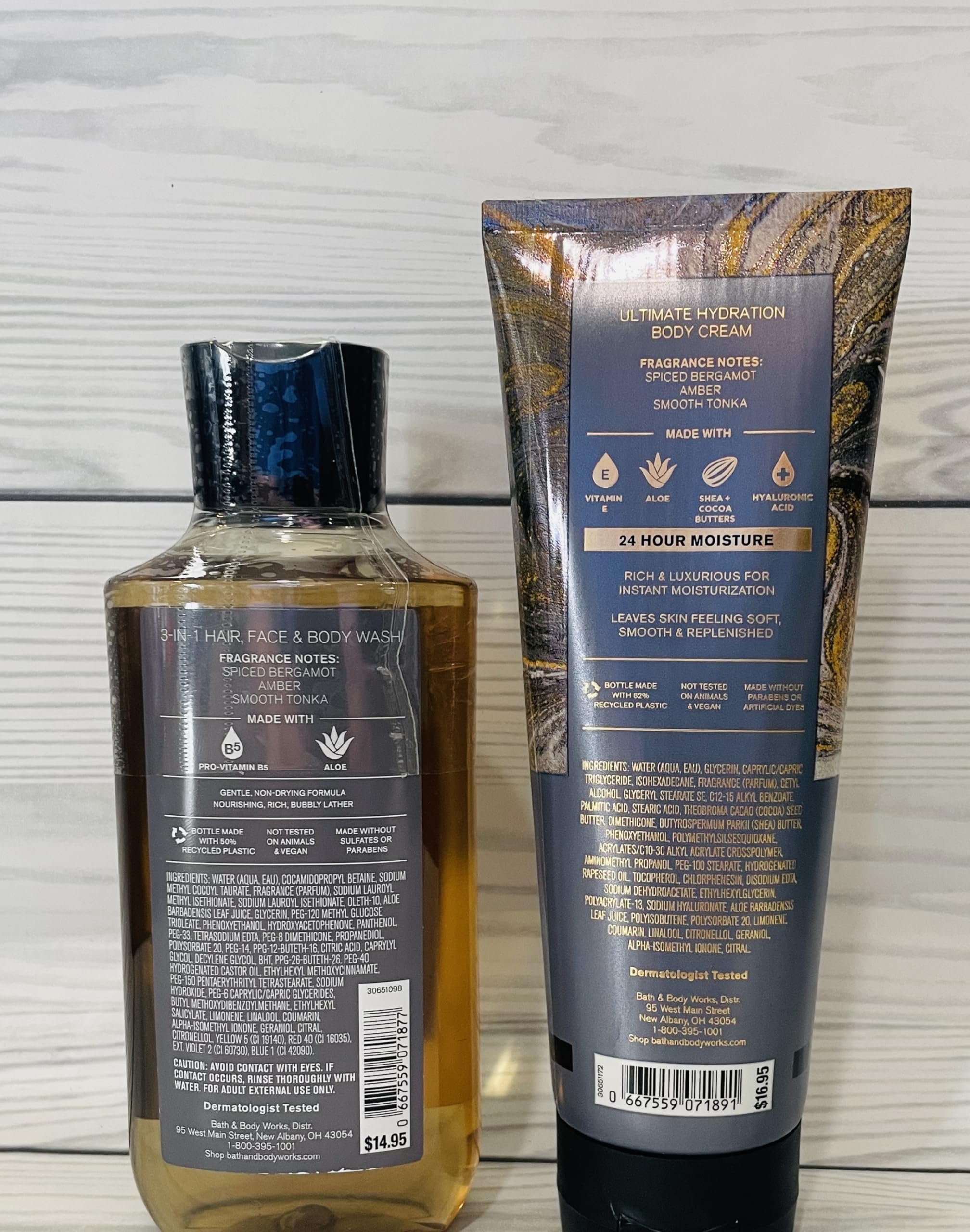 Bath & Body Works After Dark cream texture closeup showing rich hydration benefit