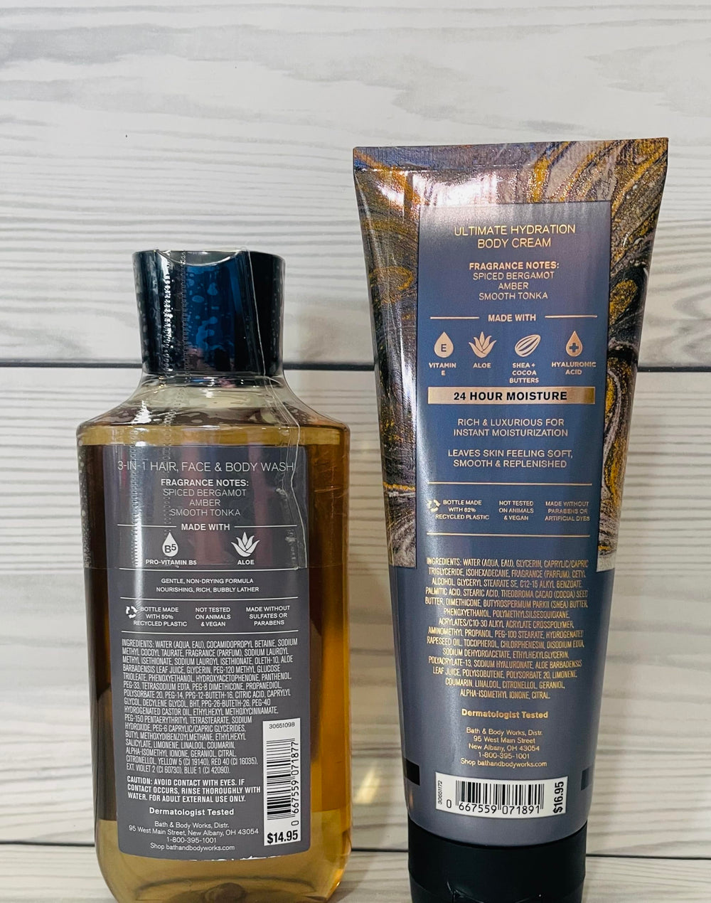 Bath & Body Works After Dark cream texture closeup showing rich hydration benefit