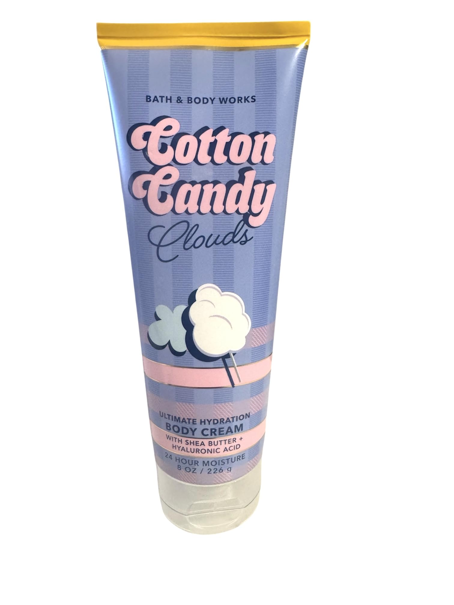 Bath & Body Works cream texture on hand demonstrating hydration and smooth application