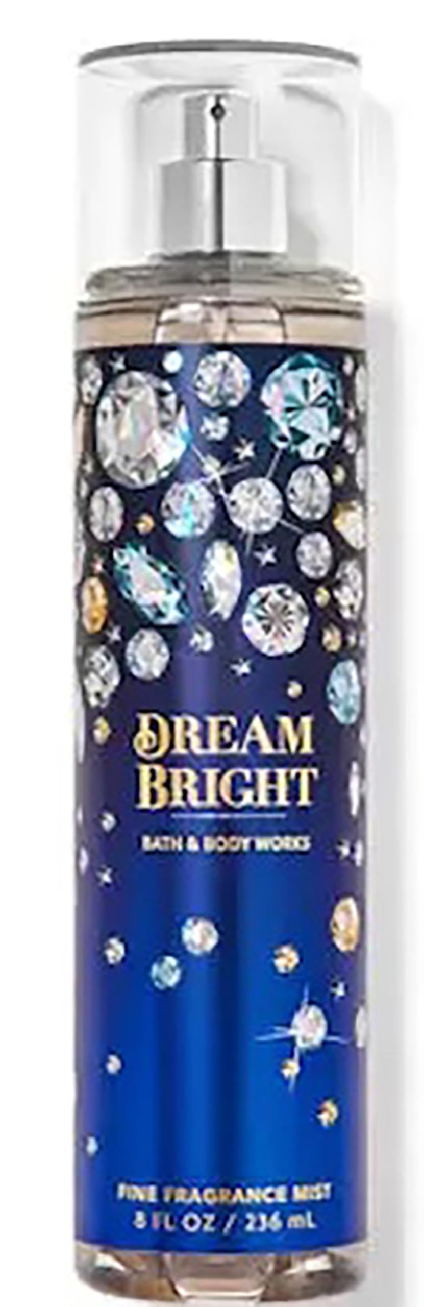 Bath & Body Works Dream Bright front bottle showing label and easy-to-spray nozzle benefit