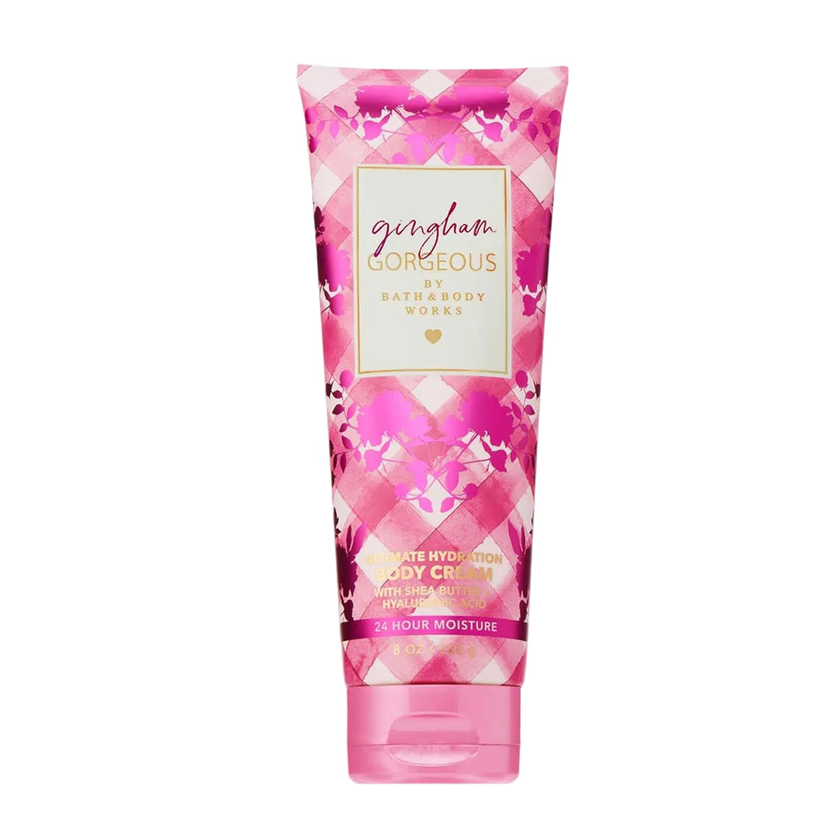 Bath & Body Works jar front view showing label and bright packaging benefit: identifies scent