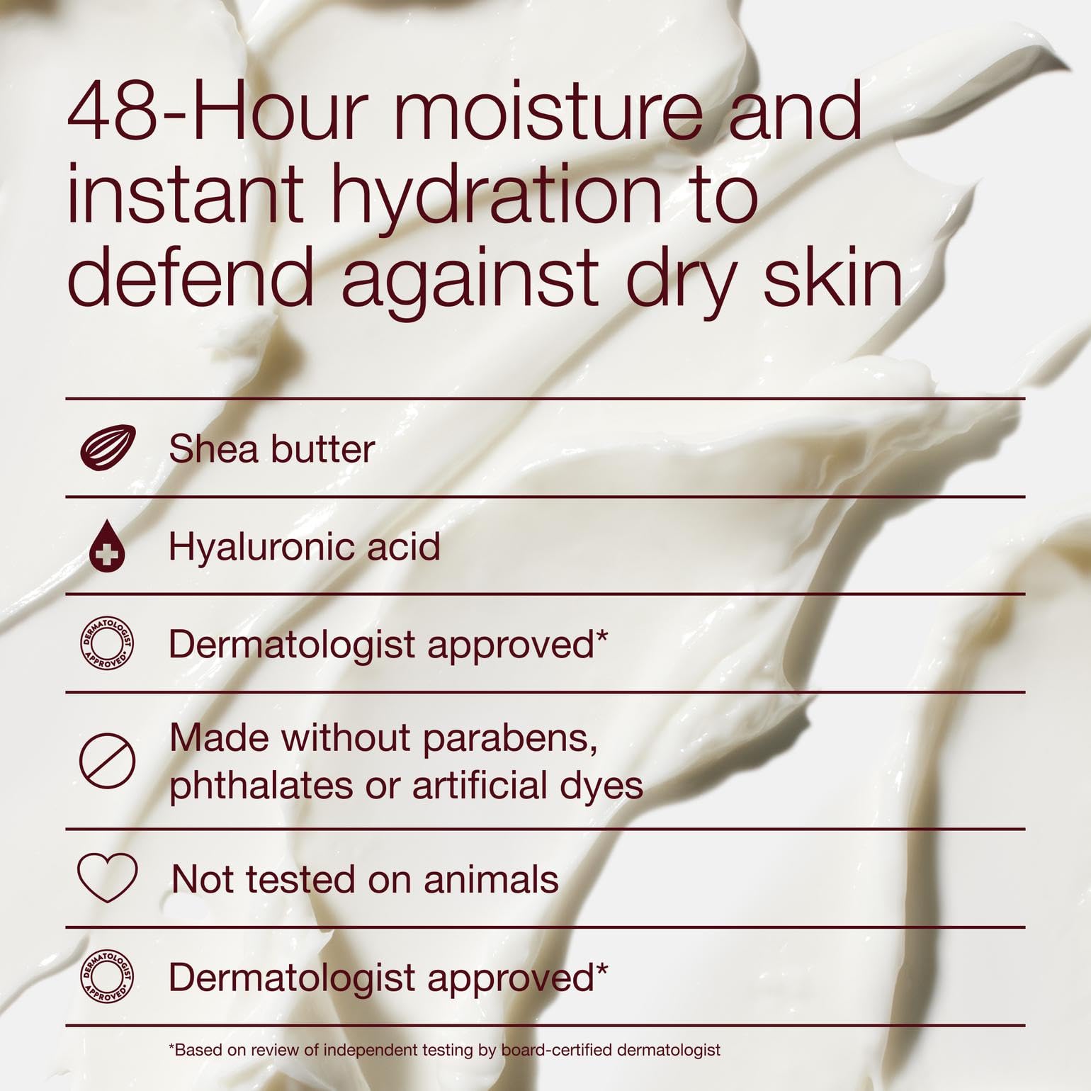 Bath & Body Works applied on forearm to demonstrate smooth hydration and fast absorption