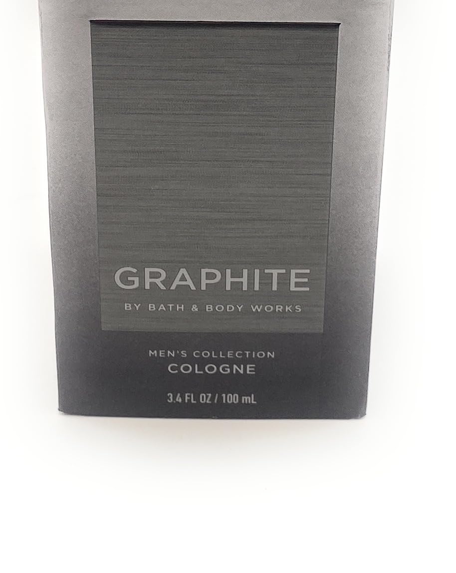 Bath and Body Works Graphite bottle label detail highlighting brand clarity benefit