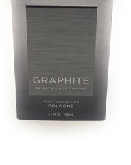 Bath and Body Works Graphite bottle label detail highlighting brand clarity benefit