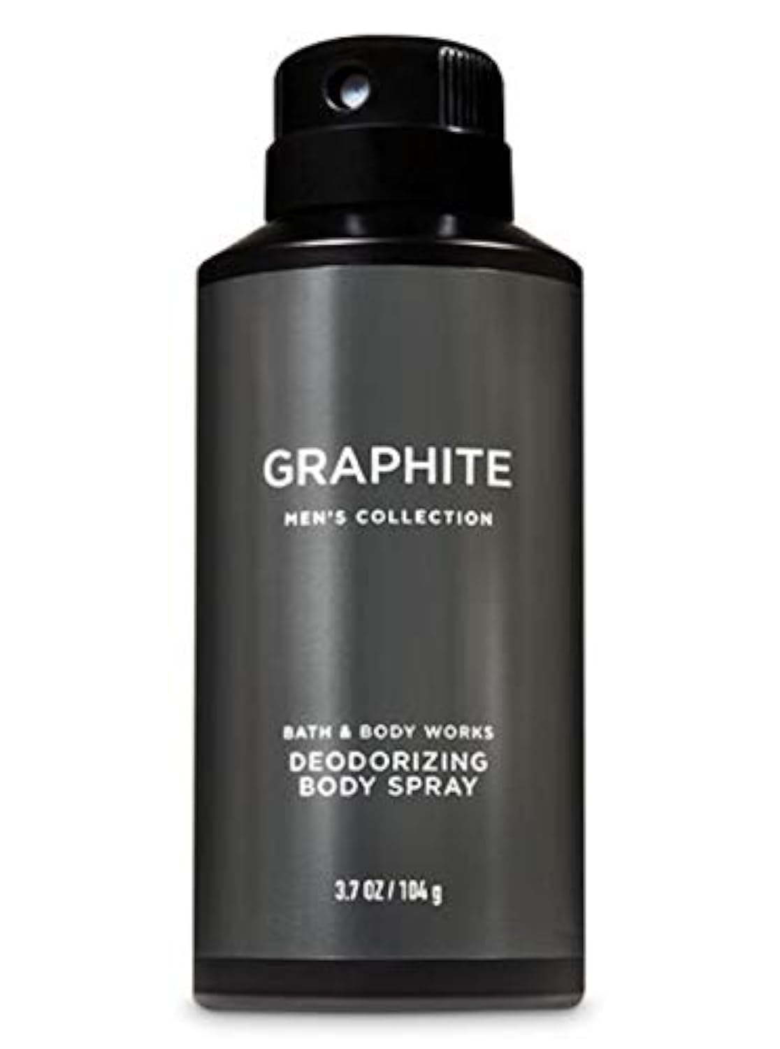 Bath & Body Works Graphite front packaging showing can and scent identity for confident refresh