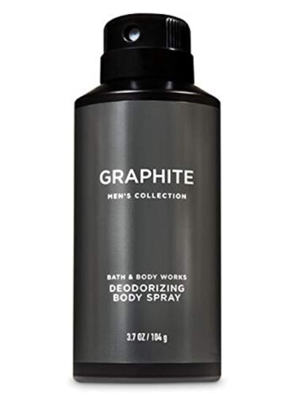 Bath & Body Works Graphite front packaging showing can and scent identity for confident refresh