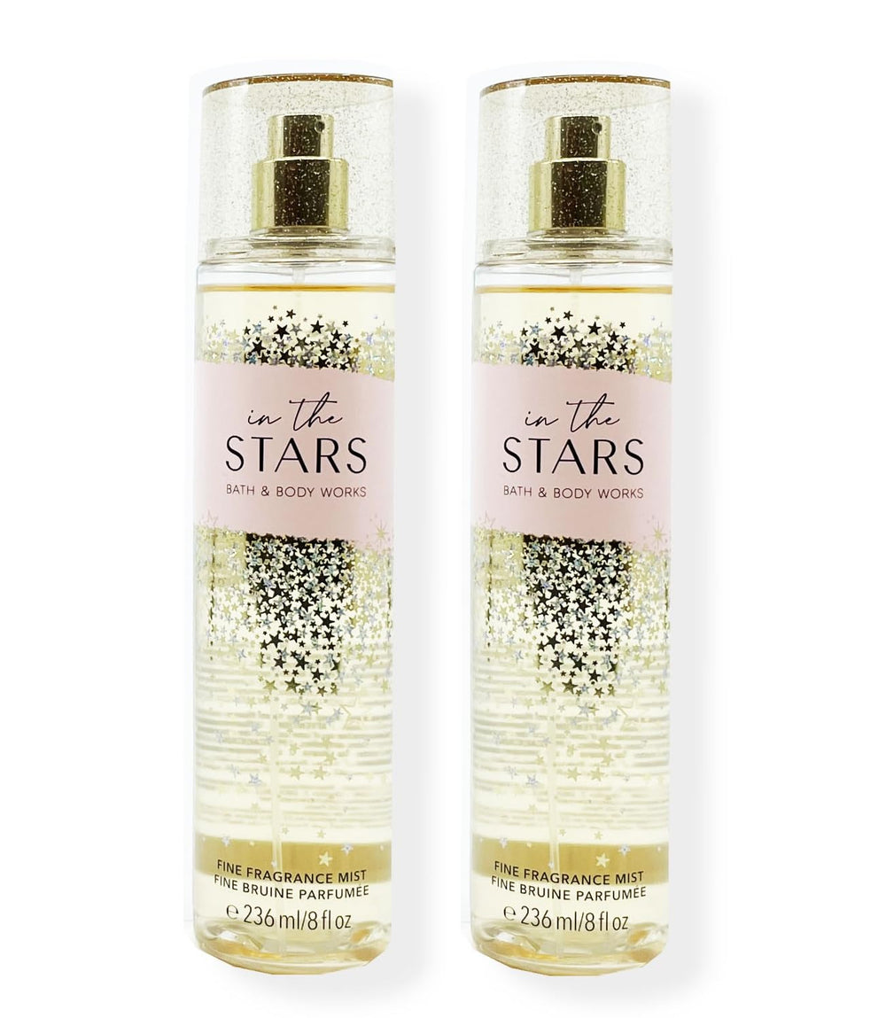Bath & Body Works front packaging shows two In the Stars mists for easy gifting and refreshment