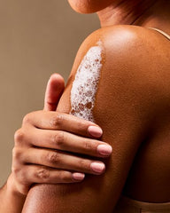 Bath and Body Works Into The Night in shower lifestyle scene creating a luxurious bathing moment