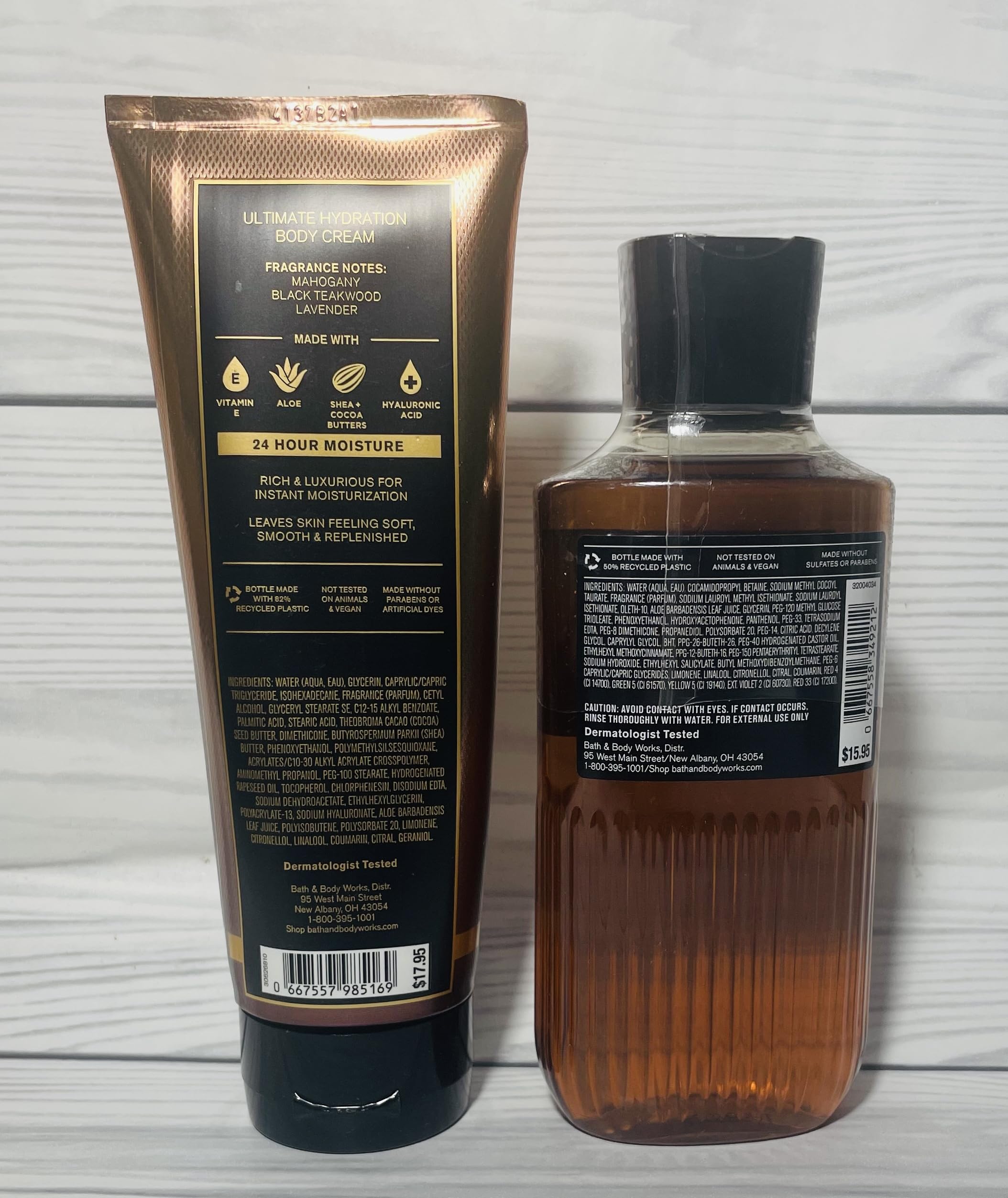Bath & Body Works cream texture close-up showing rich hydration benefit