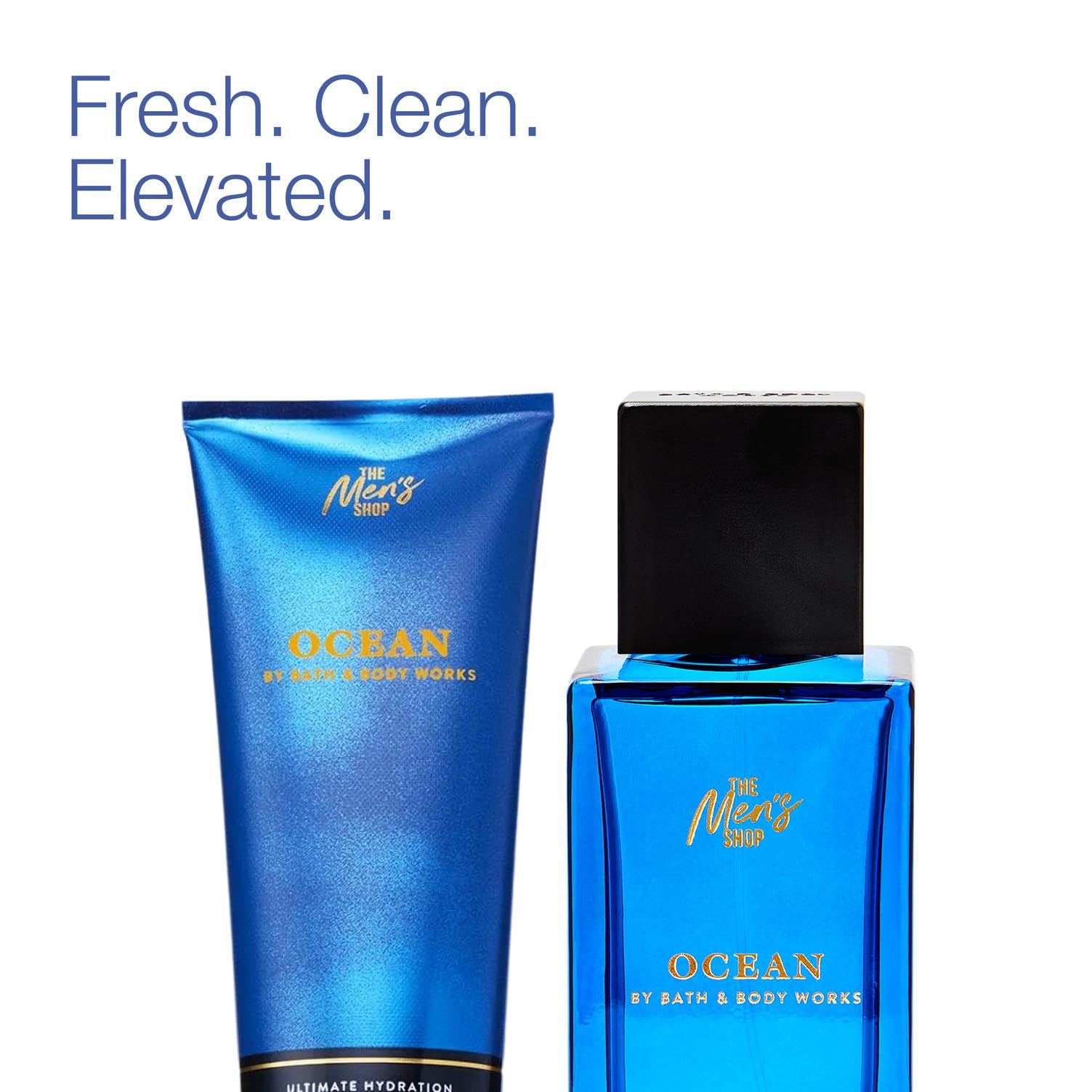 Bath & Body Works cologne bottle close-up showing refined design and lasting scent