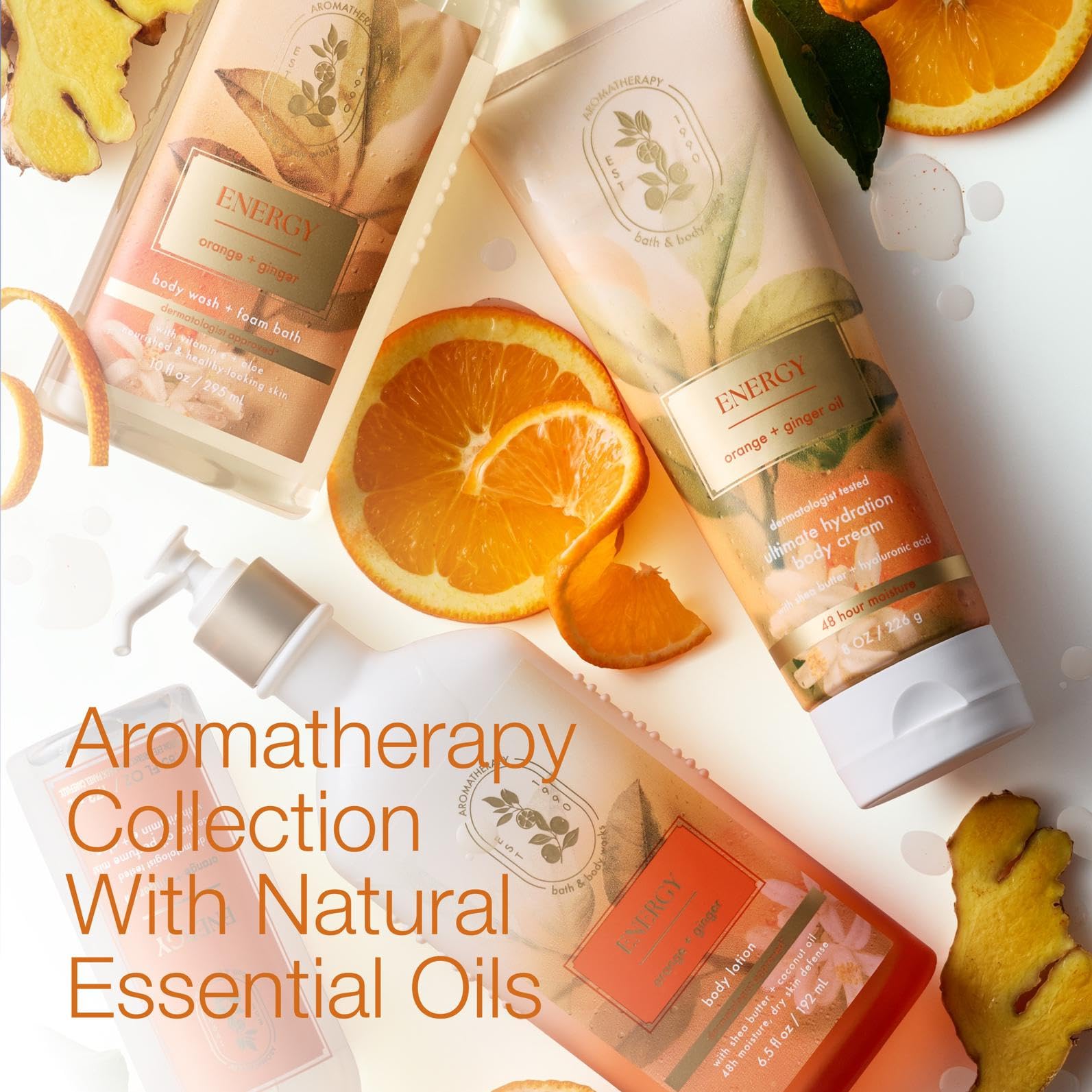 Bath & Body Works gift-ready box with Orange Ginger duo for easy present-giving