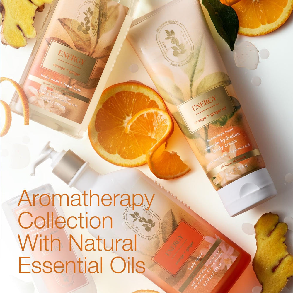 Bath & Body Works gift-ready box with Orange Ginger duo for easy present-giving