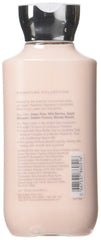 Bath & Body Works pump close-up showing creamy lotion texture and quick-absorbing benefit