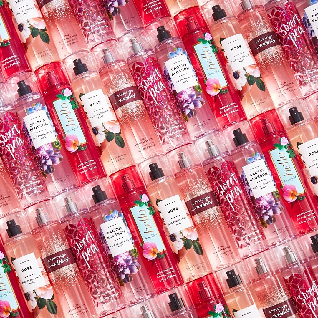Bath & Body Works bottle cap and top showing secure closure advantage